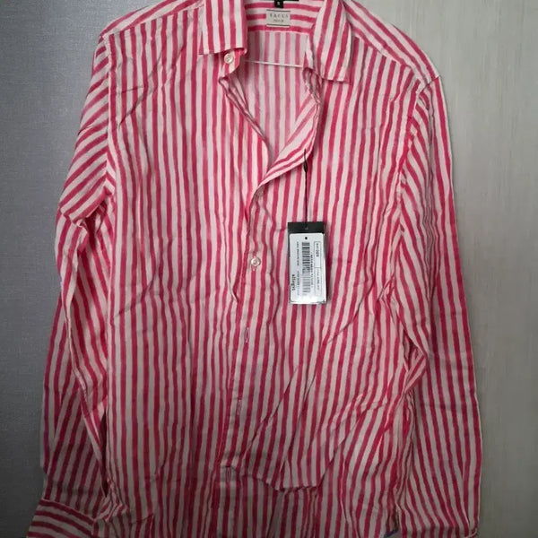 [BUNJANG] Allegri Xacus Stripe Shirt (New) / 정가29만원 알레그리 xacus 원단 스트라이프 셔츠(새상품)