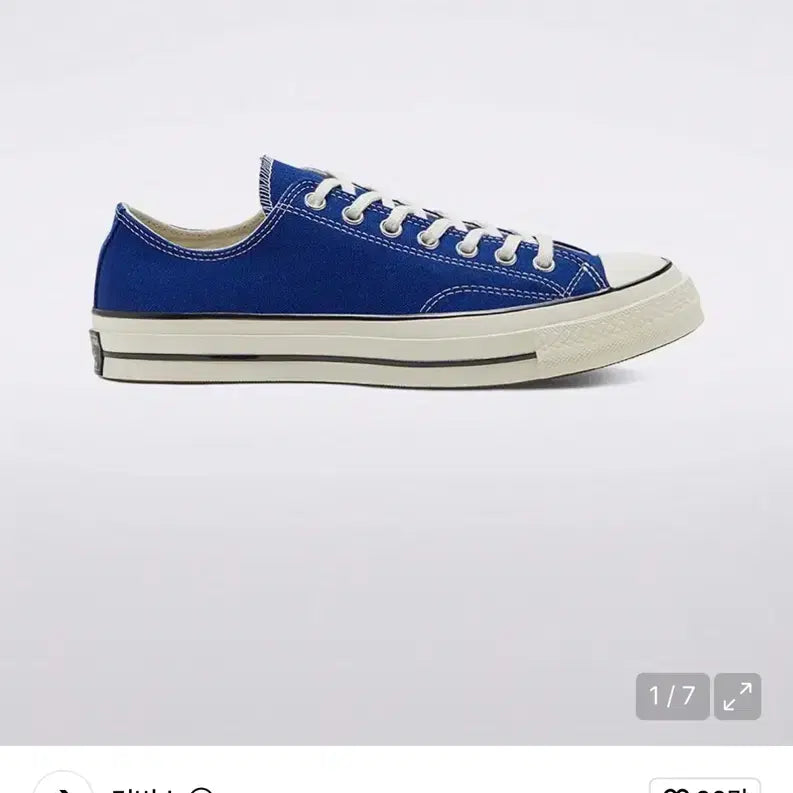 [BUNJANG] Converse Chuck 70 Vintage Canvas Rush Blue Shoes / 컨버스 척 70 빈티지 캔버스 러쉬블루 290사이즈