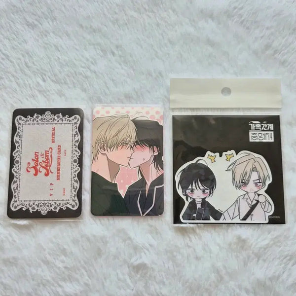 [BUNJANG] Cafe Le Bom Family Relationship Certificate Entrance Benefit, Sticker, POB Photocard Bundle Set / 카페 레봄 가족간계증명서 입장특전, 스티커, 특전포카 .살롱드르봉