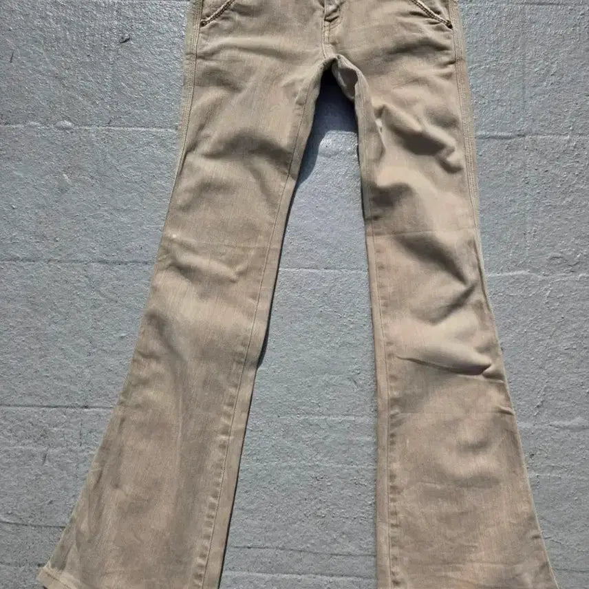 [BUNJANG] Bopson Queenlow Y2K Bootcut Spandex Denim Pants / Bopson queenlow y2k 부츠컷 스판 데님 팬츠