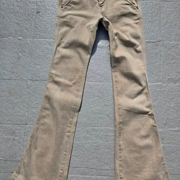 [BUNJANG] Bopson Queenlow Y2K Bootcut Spandex Denim Pants / Bopson queenlow y2k 부츠컷 스판 데님 팬츠