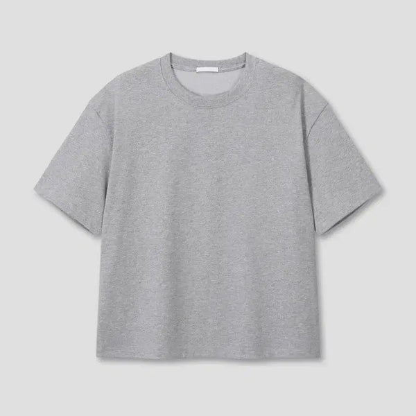 [BUNJANG] Dive In Uniform Cropped T-shirts Bundle Set (Size 0) / 다이브인 유니폼 크롭 0사이즈 4장 일괄(그레이2,블랙1,화이트1)