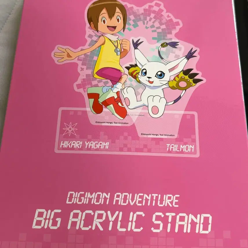 [BUNJANG] Digimon Kuji Big Acrylic Stand Nari & Gatomon / 디지몬 쿠지 빅아크릴스탠드 나리 가트몬