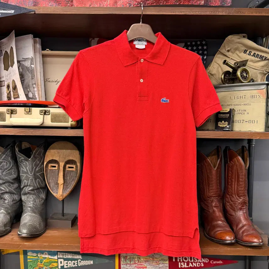 [BUNJANG] 70s IZOD Lacoste Vintage PK Collar Short Sleeve T-Shirt / 70s 라코스테 IZOD 아이조드 빈티지 PK 카라 반팔티 N1976