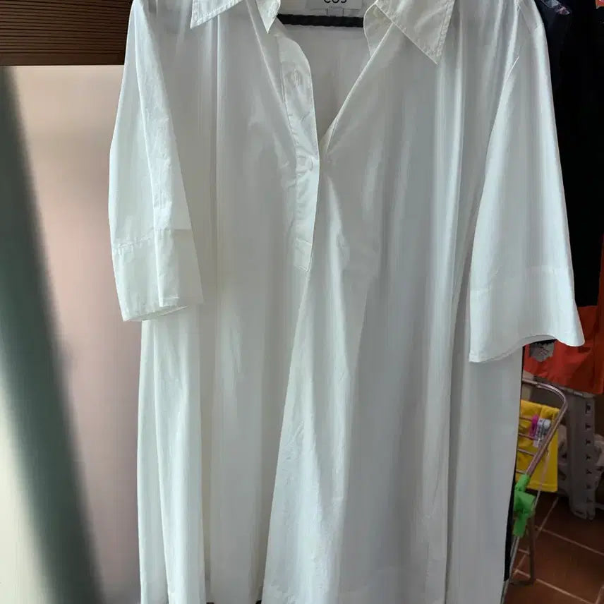 [BUNJANG] COS Short Sleeve Shirt Dress / 코스 반팔 셔츠 원피스