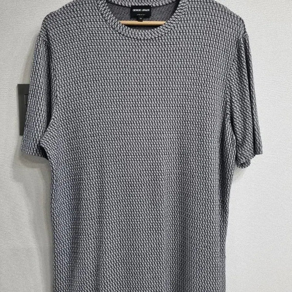 [BUNJANG] Giorgio Armani Pattern Short Sleeve T-Shirt / 100/ 조르지오 아르마니 반팔 티셔츠 패턴