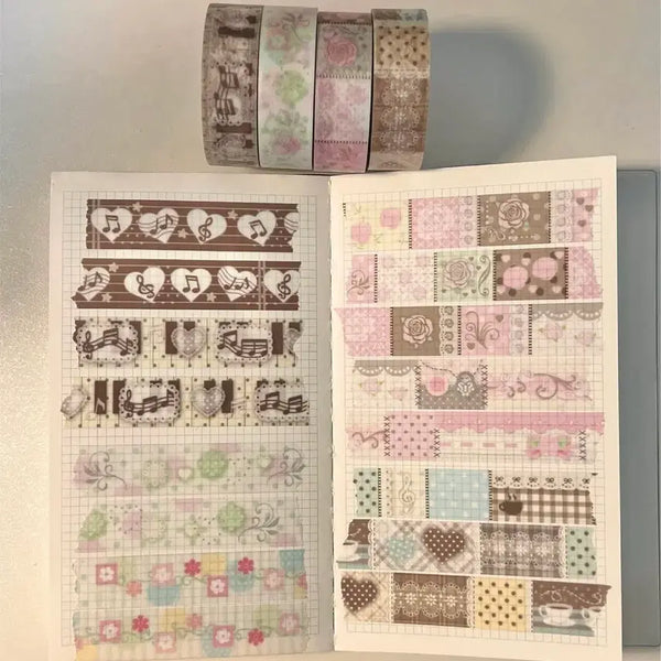 [BUNJANG] Weplerpy Collaboration Washi Tape Set (4 Types) / [4종set]웨이플러피 콜라보 마테