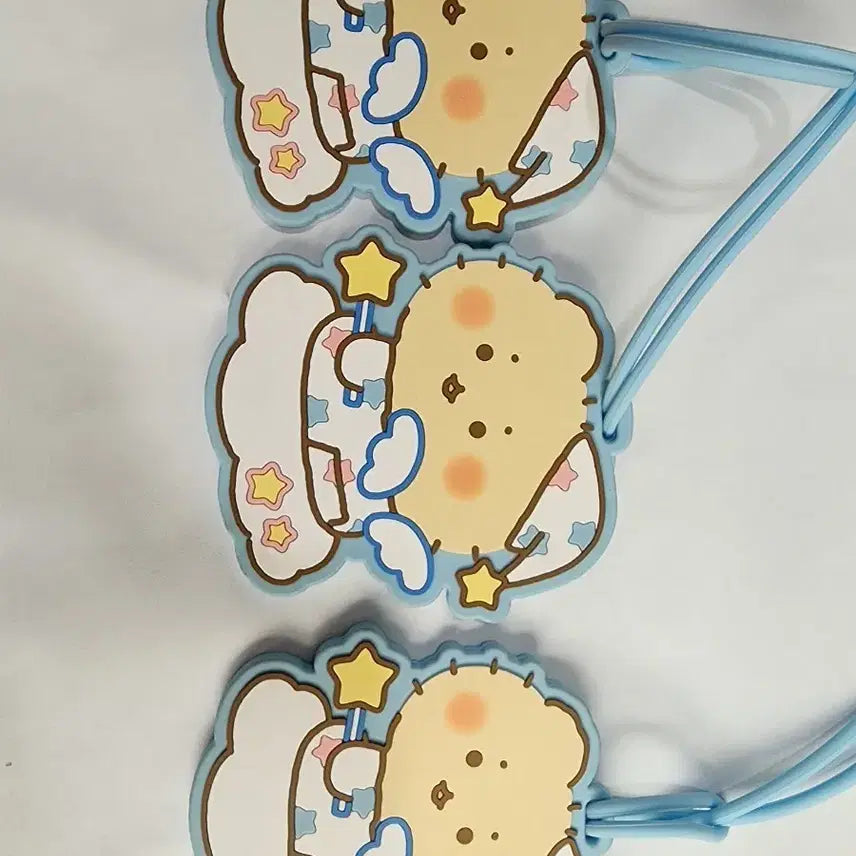 [BUNJANG] Be Plain Mang-Gom Rubber Luggage Tag Charm / 비플레인 망곰이 망곰 망그러진곰 러기지택 러기지텍 고무 키링 러버스트랩