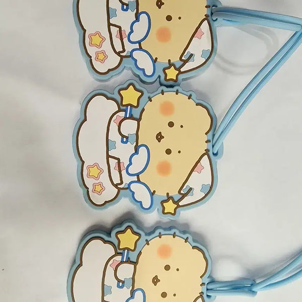 [BUNJANG] Be Plain Mang-Gom Rubber Luggage Tag Charm / 비플레인 망곰이 망곰 망그러진곰 러기지택 러기지텍 고무 키링 러버스트랩