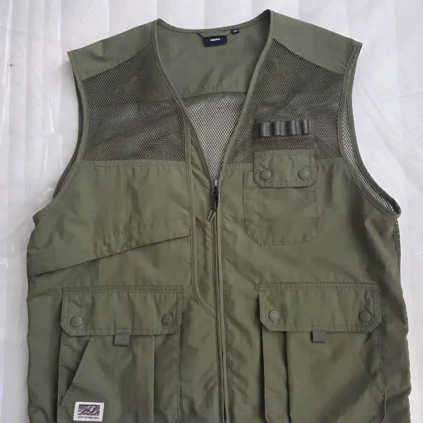 [BUNJANG] MEPA Fishing Vest Khaki / MEPA 낚시 조끼 카키