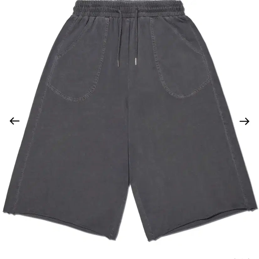 [BUNJANG] No Manual Molting Bermuda Sweatpants Charcoal Size S / 노메뉴얼 버뮤다 팬츠 MOLTING BERMUDA SWEATPANTS