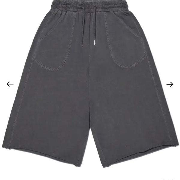[BUNJANG] No Manual Molting Bermuda Sweatpants Charcoal Size S / 노메뉴얼 버뮤다 팬츠 MOLTING BERMUDA SWEATPANTS