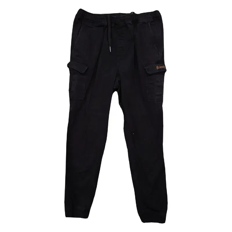 [BUNJANG] Jeep Black Cargo Jogger Pants (Size 28) / 지프 블랙 카고 조거팬츠 76(28)