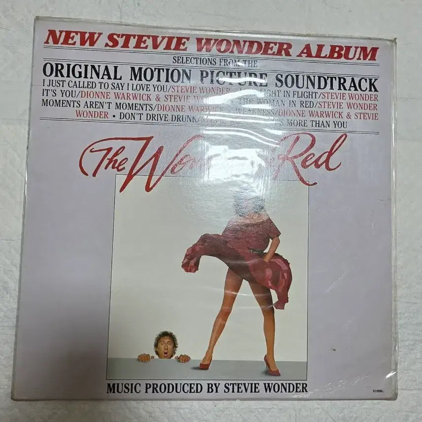 [BUNJANG] Stevie Wonder The Woman in Red OST Unsealed LP / 스티비 원더 미개봉 LP The Woman in Red OST
