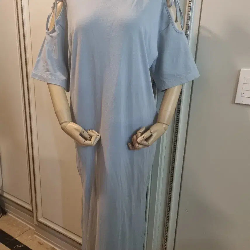 [BUNJANG] DEWL Long Dress with Ribbon Detail / 듀엘 원피스