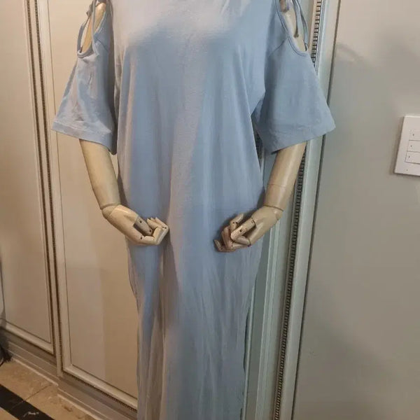 [BUNJANG] DEWL Long Dress with Ribbon Detail / 듀엘 원피스