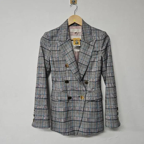 [BUNJANG] Egoist Check Double Jacket Size 55 / 에고이스트 체크 더블 자켓 55사이즈