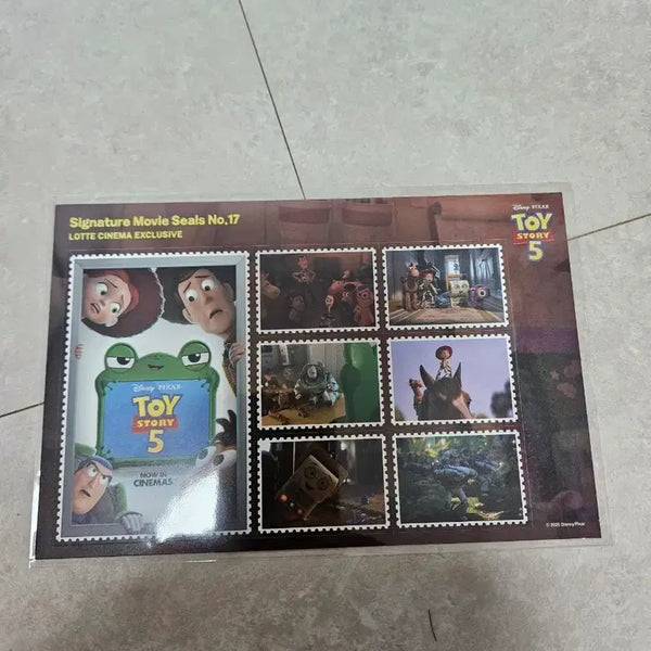[BUNJANG] Toy Story 5 Lotte Cinema Limited Edition Signature Movie Seal / 토이스토리 5 롯데시네마 한정특전 시그니처 무비씰 미개봉