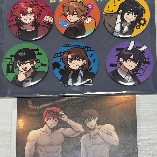 [BUNJANG]  잠뜰 Misuban Can Badge Set / 잠뜰 미수반 캔뱃지 세트