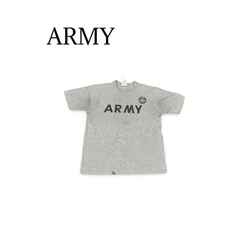 [BUNJANG] ARMY Short Sleeve T-Shirt / (100)ARMY 반팔