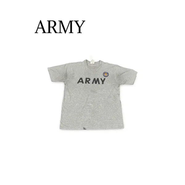 [BUNJANG] ARMY Short Sleeve T-Shirt / (100)ARMY 반팔