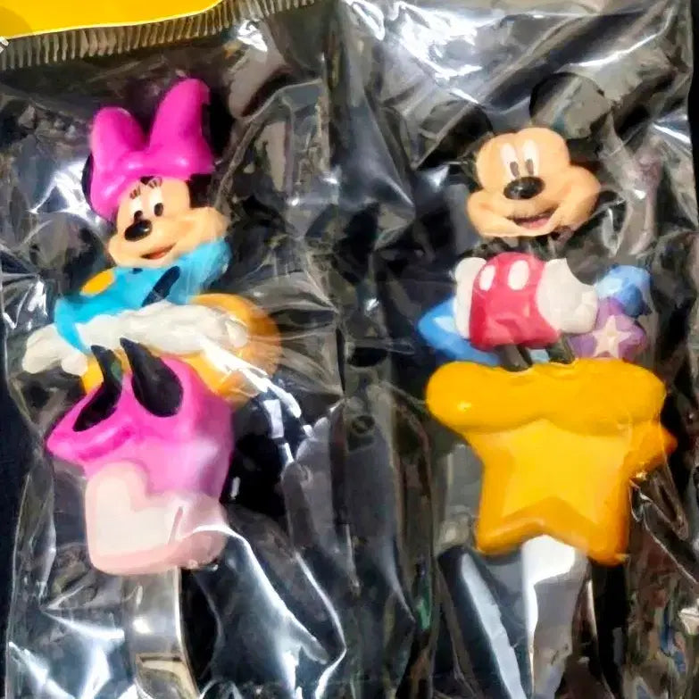 [BUNJANG] Disney Minnie Mouse Spoon & Mickey Mouse Fork Set / 디즈니 수저세트, 미니마우스 스푼, 미키마우스 포크