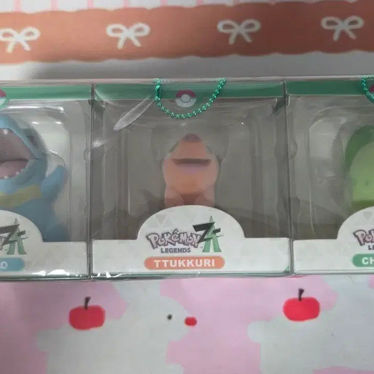 [BUNJANG] Pokemon Mystery Dungeon Figure Keychain Chikorita / Cyndaquil / Totodile / 포켓몬za 특전 피규어키링 치코리타/뚜꾸리/리아코