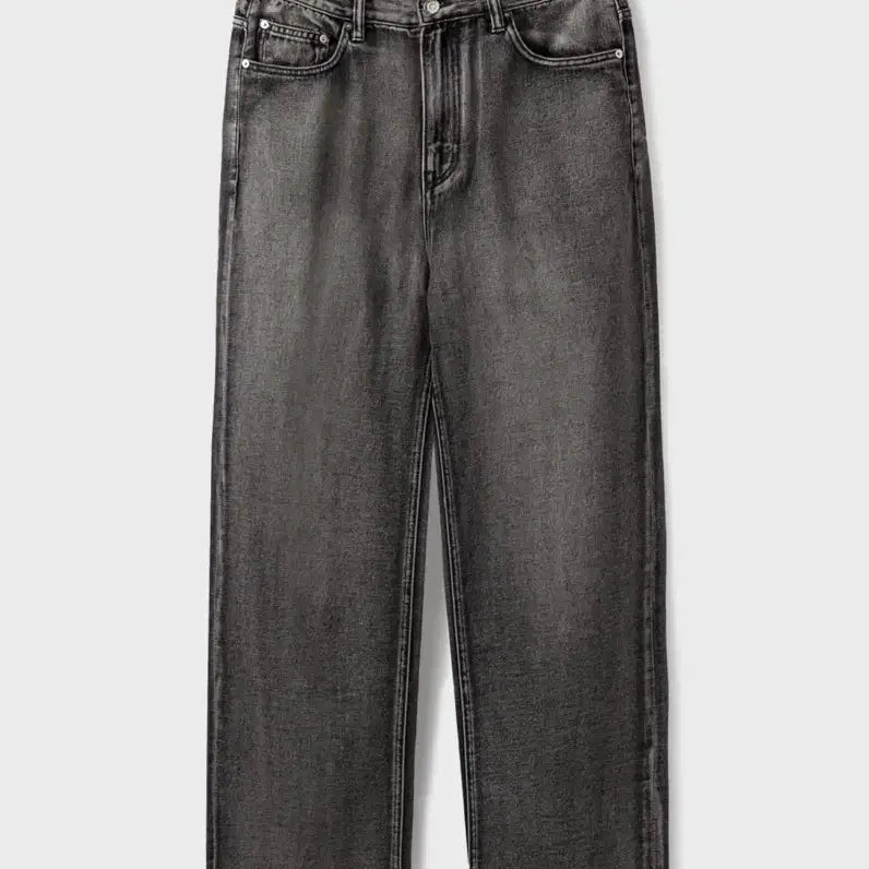 [BUNJANG] Branded Extra Wide Denim Pants [Sand Black] / 브랜디드 EXTRA WIDE DENIM PANTS [SAND BLACK]