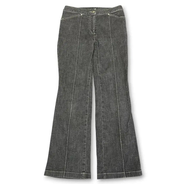 [BUNJANG] Louis Vuitton Grey Panel Semi-Bootcut Denim Pants (S-M) / JPN 루이샹탄 그레이 절개 세미부츠컷 데님팬츠S~M