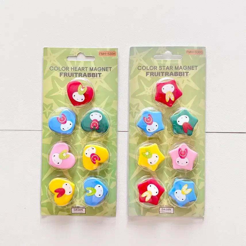[BUNJANG] Vintage Magnet Set: Heart or Star (Select One) / 고전 자석 하트 / 별 중 선택
