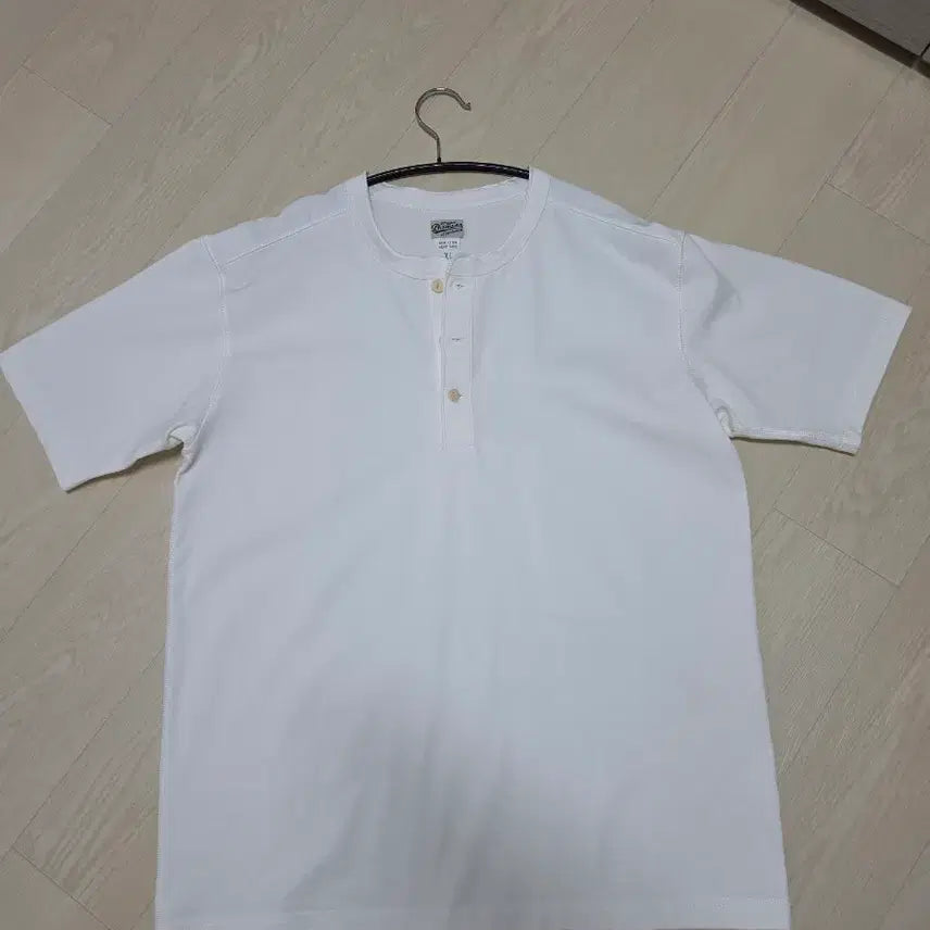 [BUNJANG] Bronson Henly Neck Short Sleeve T-Shirt XL White / 새상품) 브론슨 헨리넥 반팔티 XL 화이트