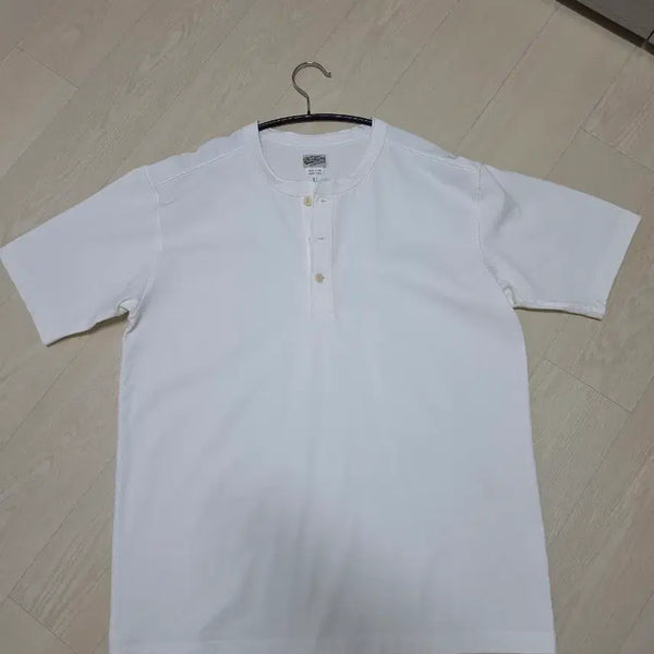 [BUNJANG] Bronson Henly Neck Short Sleeve T-Shirt XL White / 새상품) 브론슨 헨리넥 반팔티 XL 화이트