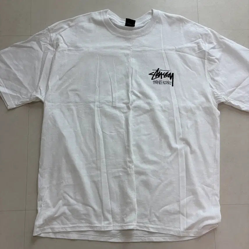 [BUNJANG] Stussy Hong Kong T-Shirt White XL / 스투시 Stussy홍콩 티셔츠 화이트 XL
