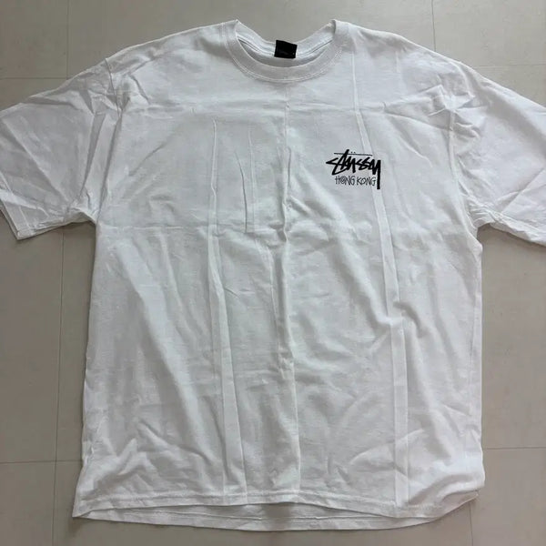 [BUNJANG] Stussy Hong Kong T-Shirt White XL / 스투시 Stussy홍콩 티셔츠 화이트 XL