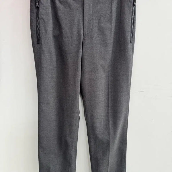 [BUNJANG] Solid Homme Charcoal Zipper Detail Slacks / 솔리드옴므 차콜 슬랙스