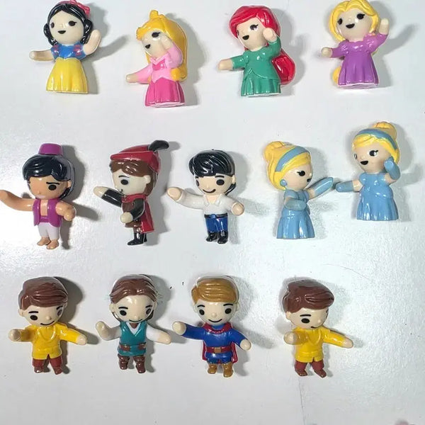 [BUNJANG] Kinder Joy Disney Princess, Prince, Marvel Figurines Bundle Set / 킨더조이 디즈니 공주 왕자 마블 피규어 15종 일괄 (택포)