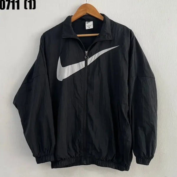 [BUNJANG] Nike Big Swoosh Training Zip-Up Jacket Windbreaker Size S / 나이키 빅스우시 트레이닝 상의 집업 자켓 바람막이 S 100