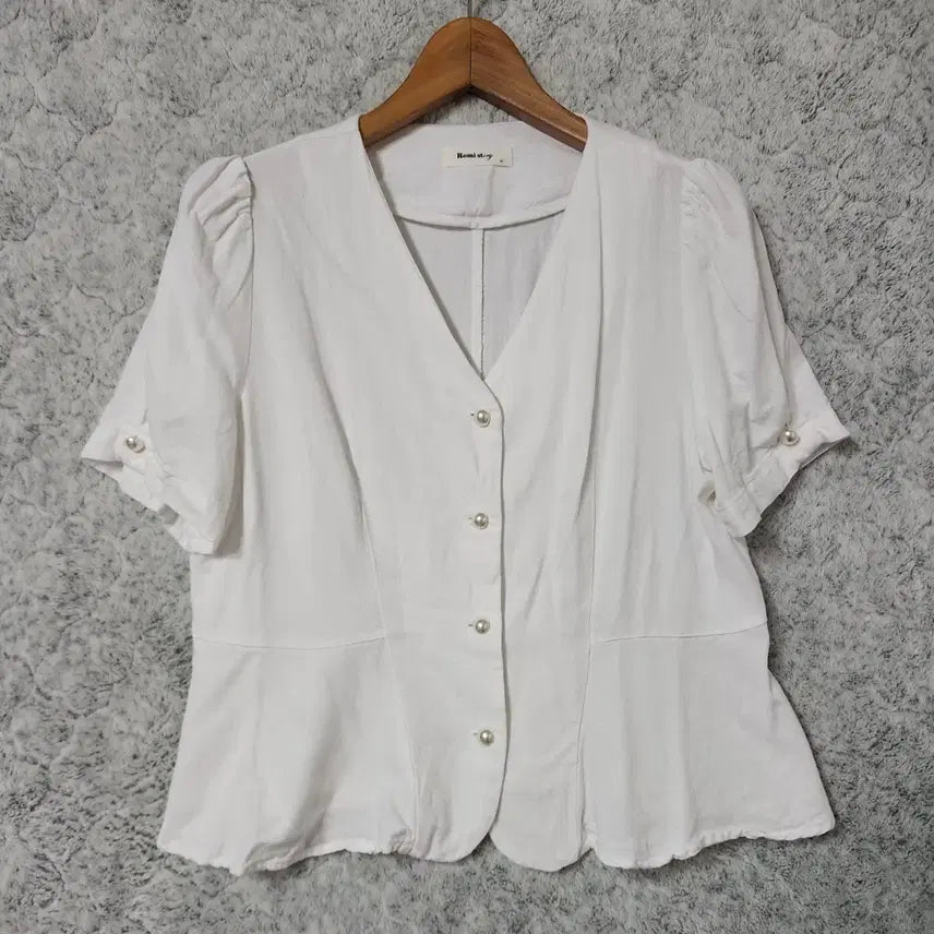 [BUNJANG] Romistory Button Blouse / 130C [F] 로미스토리 단추 블라우스