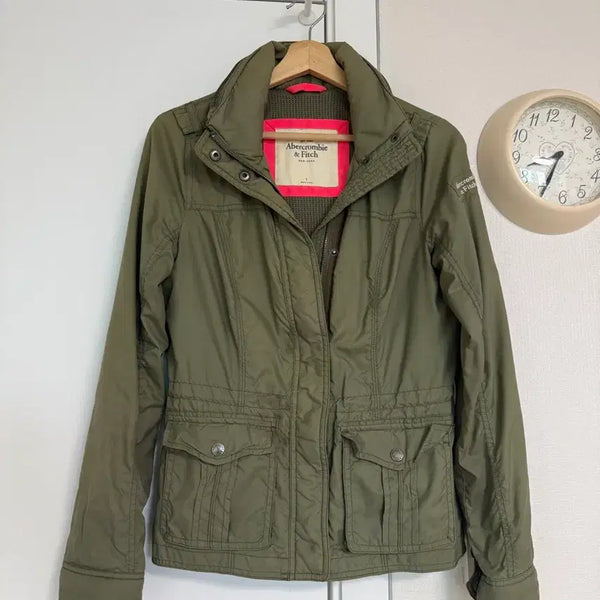 [BUNJANG] Abercrombie & Fitch Women's Olive Khaki Field Jacket / 아베크롬비앤피치 여성 야상 자켓 올리브 카키55