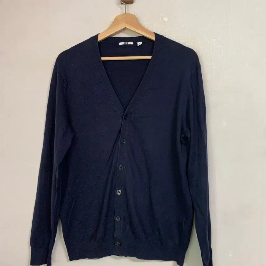[BUNJANG] Uniqlo Navy Cardigan L / 유니클로 네이비 가디건 L