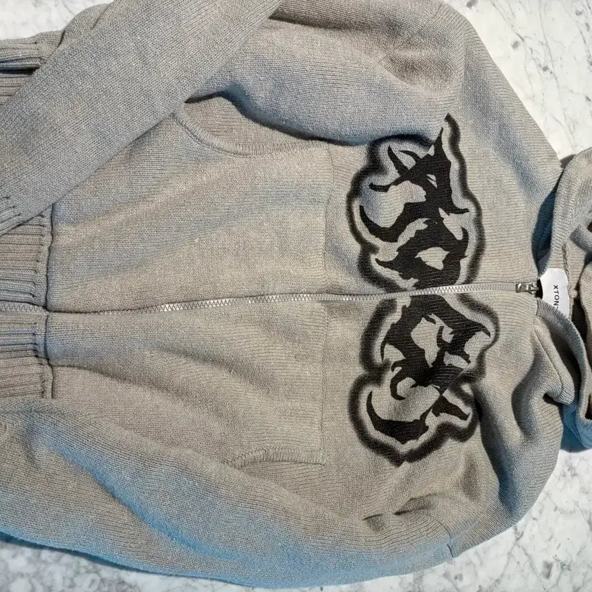 [BUNJANG] XTONZ Knit Zip-Up / 엑스톤즈 니트 집업