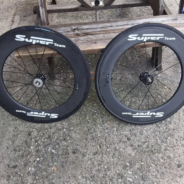 [BUNJANG] Superteam Carbon 88mm Rim Wheelset / 카본 슈퍼팀88림 휠셋  판/교 (무하자급)