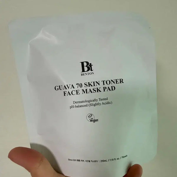 [BUNJANG] Benton Guava 70 Skin Toner Soothing Pad Refill Pack / (리필) 벤튼 구아바 70 스킨 토너 진정 패드 팩