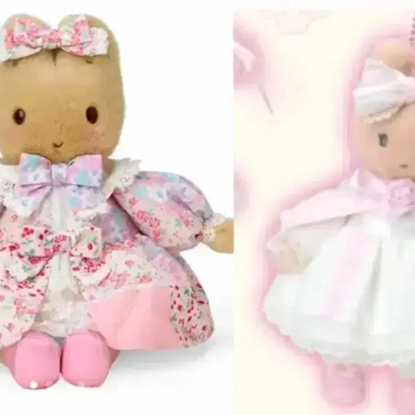 [BUNJANG] Marron Cream 40th Anniversary Fashion Show Nui Doll & White Frill Mascot Bundle Set / (2개일괄)마론크림 40주년 패션쇼 누이, 화이트프릴 마론 크림 마스코트