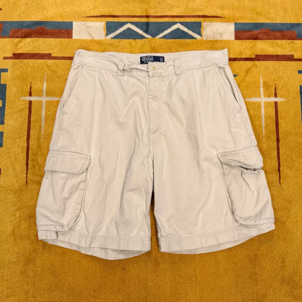 [BUNJANG] Polo Ralph Lauren 90s Cargo Pocket Chino Shorts / 90s 폴로 랄프로렌 카고 포켓 치노 쇼츠 반바지 하프 팬츠 N1978
