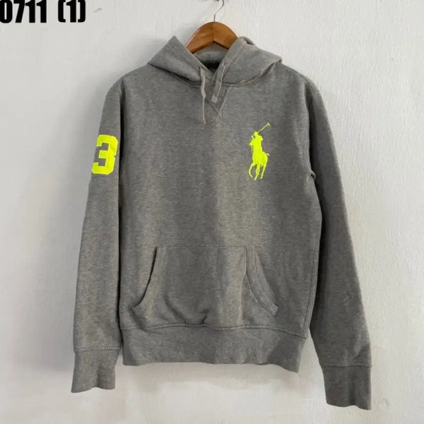 [BUNJANG] Polo Ralph Lauren Big Pony Hoodie Grey Size S / 폴로 랄프로렌 그레이 빅포니 후드티 3번 S