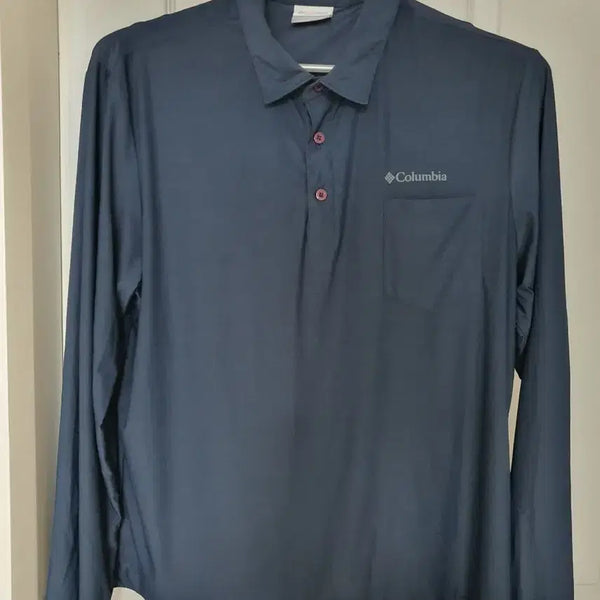 [BUNJANG] Columbia Men's Long Sleeve Performance Polo Shirt / 컬럼비아 여름긴팔 PK티셔츠