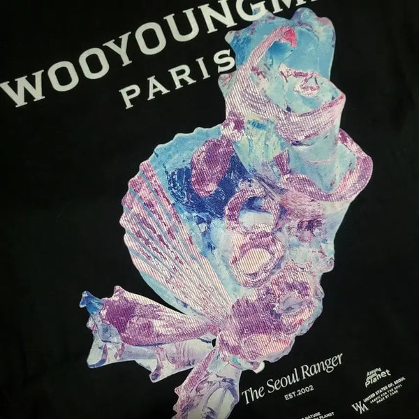 [BUNJANG] Wooyoungmi 3D Coral Back Logo Short Sleeve T-Shirt / [신형/새상품급] 46 / 25SS 우영미 3D 코랄 백로고 반팔티