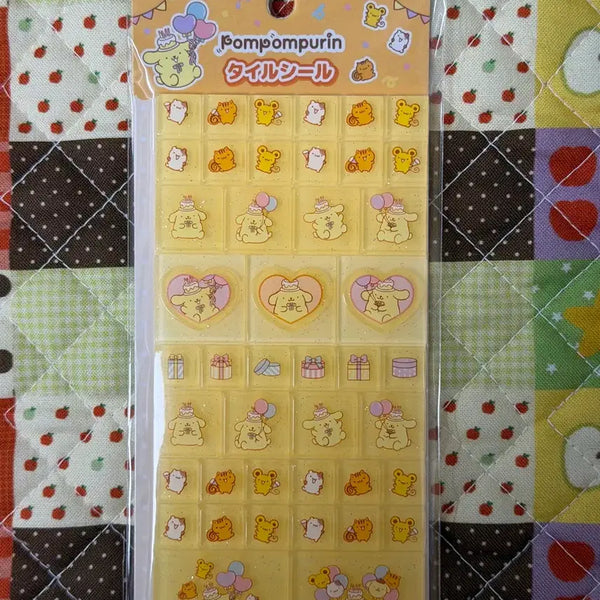 [BUNJANG] Sanrio Pom Pom Purin Tile Sticker (Japan Authentic New) / 산리오 폼폼푸린 타일 스티커 [일본정품 새상품]