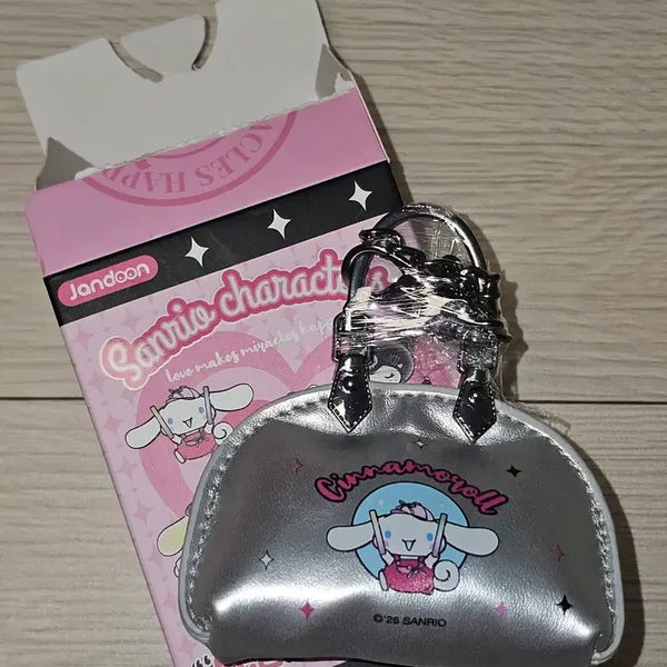 [BUNJANG] Sanrio Characters Pink Party Series Mini Bag Keychain - Cinnamoroll / [시나모롤]산리오캐릭터즈 핑크파티 시리즈 미니가방 키링
